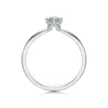 Pierścionek z białego złota z diamentem AJPZ_066